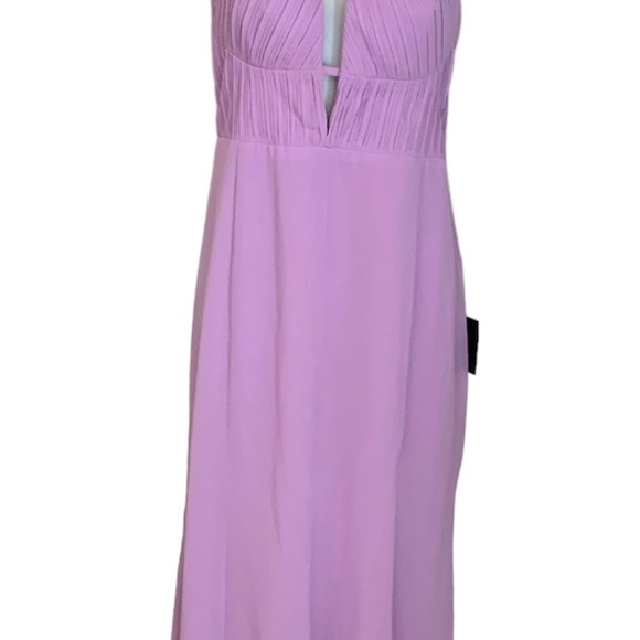 Sweetest Splendor Lilac Sleeveless Pleated Bustier Maxi Dress Size XL - Picture 5 of 7